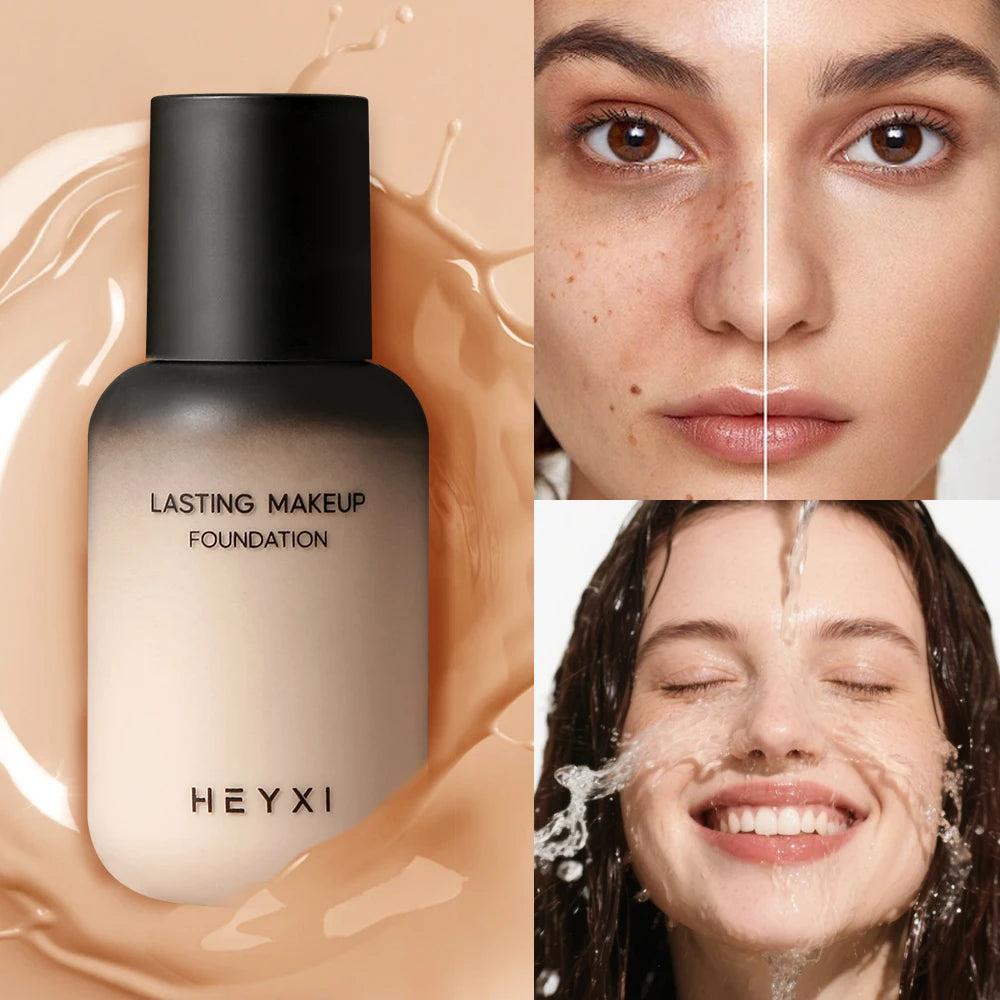 Waterproof Long-Lasting Liquid Foundation for Face and Body
