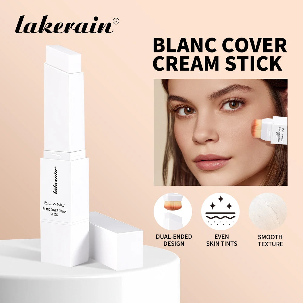 Color-Changing Foundation Stick with Built-in Blending Brush
