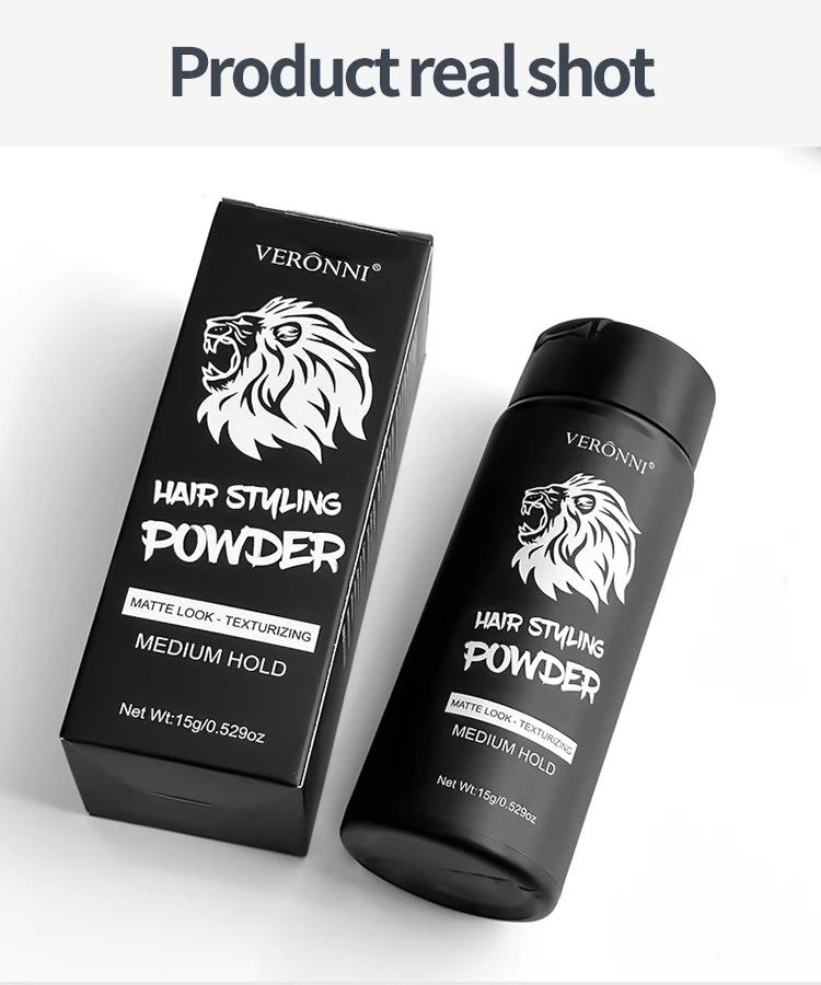 Volumizing Matte Hair Styling Powder for Men and Women