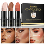 3-Piece Cream Contouring and Highlighting Makeup Set