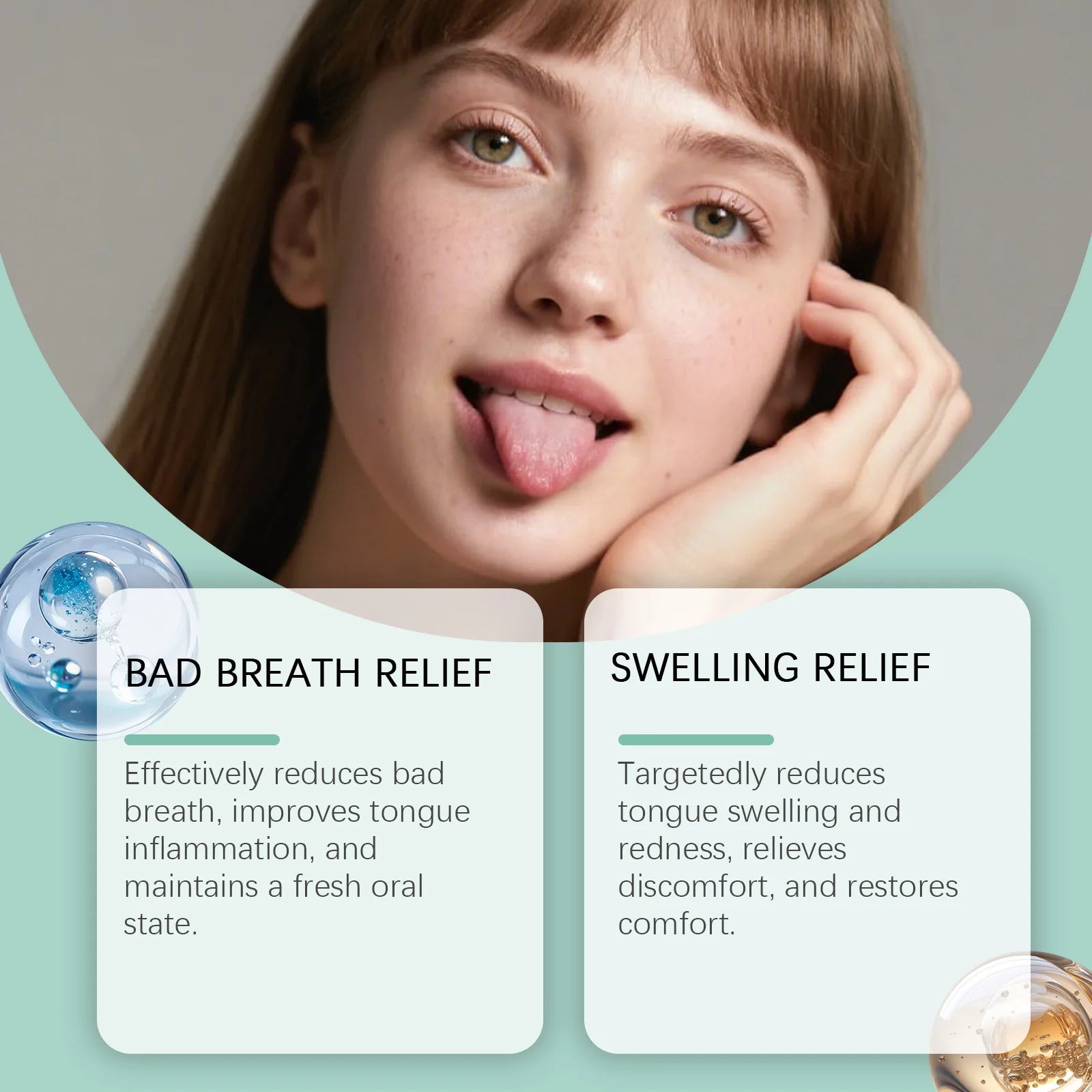 Refreshing Tongue Care Spray for Bad Breath and Oral Health - 8