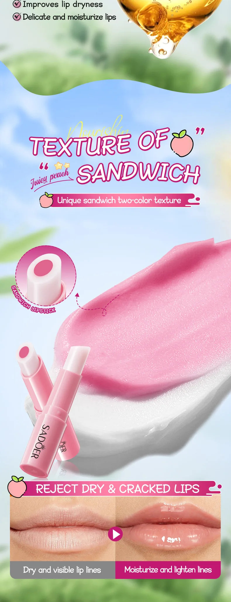 Color-Changing Hydrating Lip Balm for Soft Lips - 13