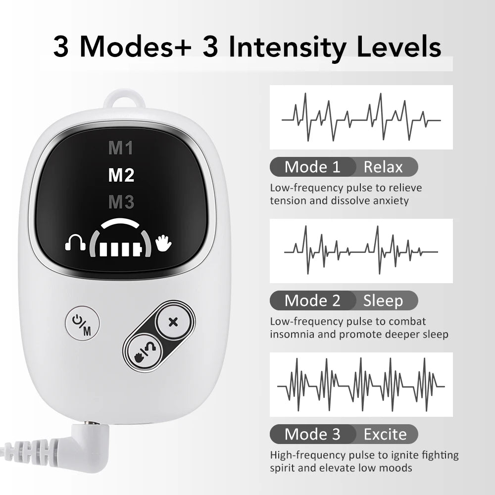 Portable CES Sleep Aid and Anxiety Relief Device