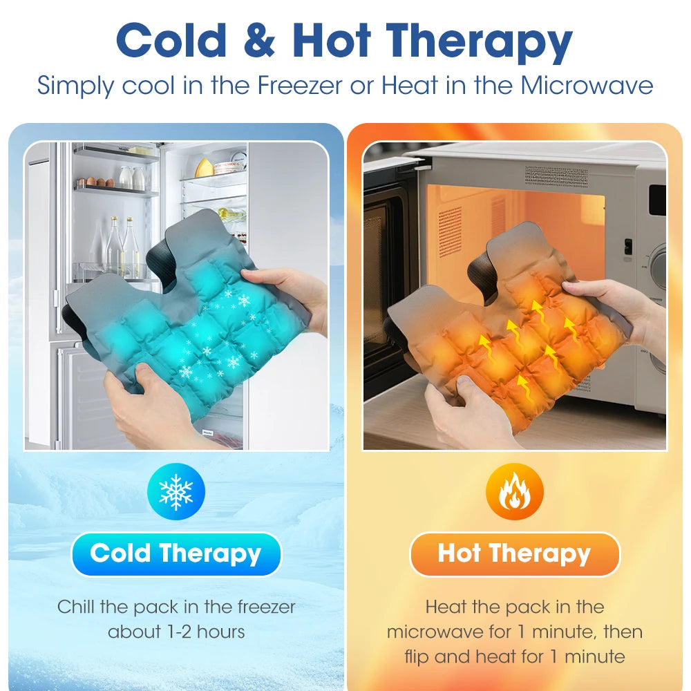 Reusable Hot and Cold Knee Ice Pack Wrap
