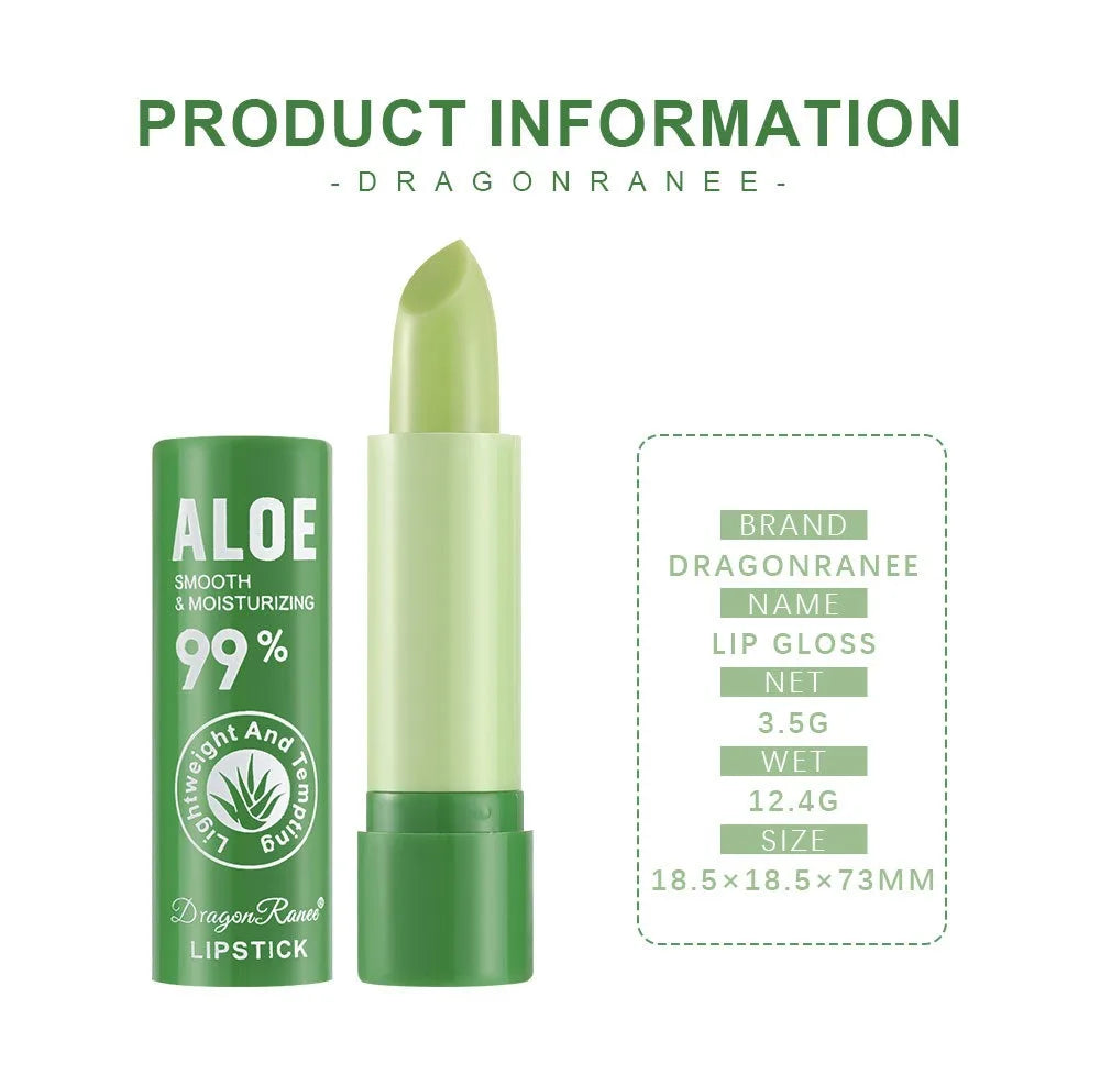 Aloe Vera Color-Changing Moisturizing Lip Balm - 8