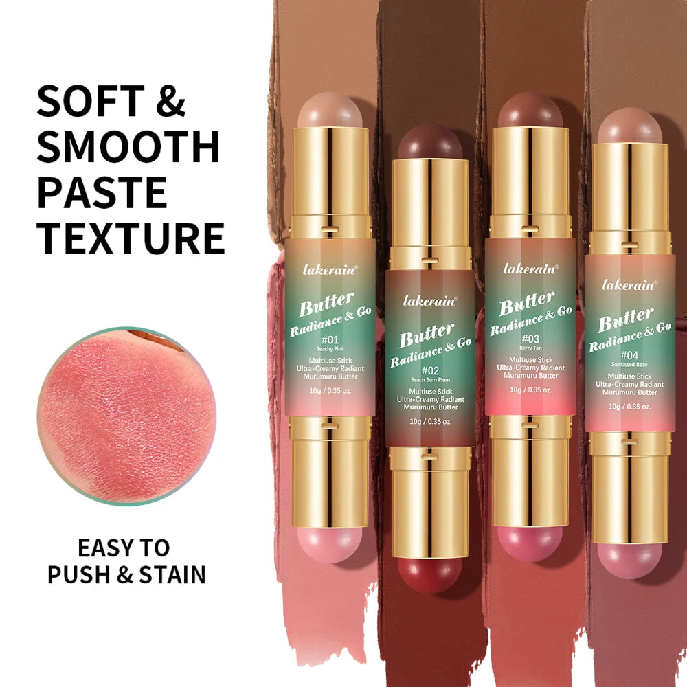 Dual-Ended Cream Bronzer and Blush Stick