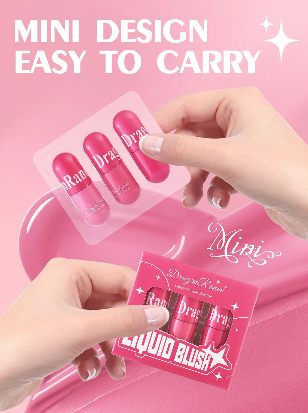 Waterproof Liquid Blush Makeup Set - 9