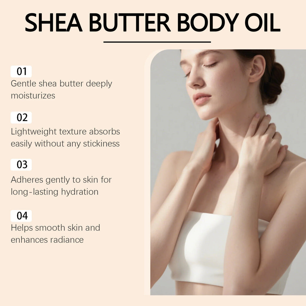 Nourishing Shea Butter Body Oil for Dry Skin