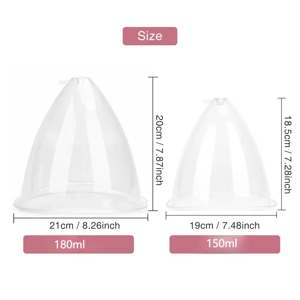 Vacuum Breast and Buttock Lifting Suction Cup Set - 3