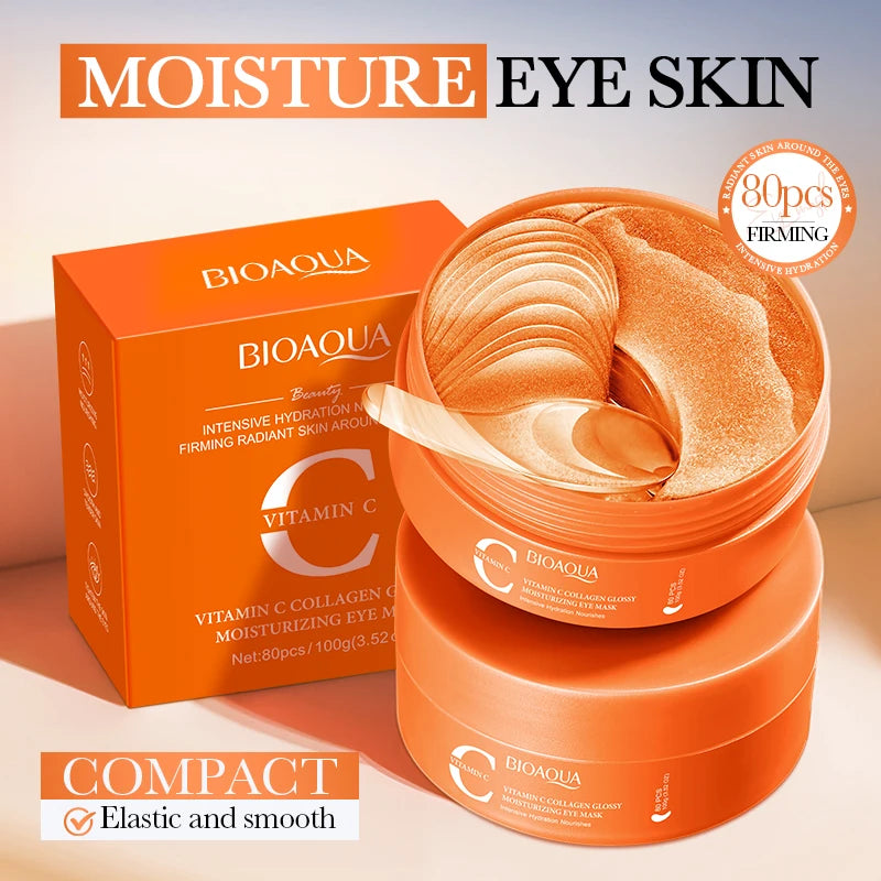 Vitamin C Brightening Eye Masks for Dark Circles and Puffiness - 3