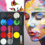 15-Color Professional Face and Body Painting Kit