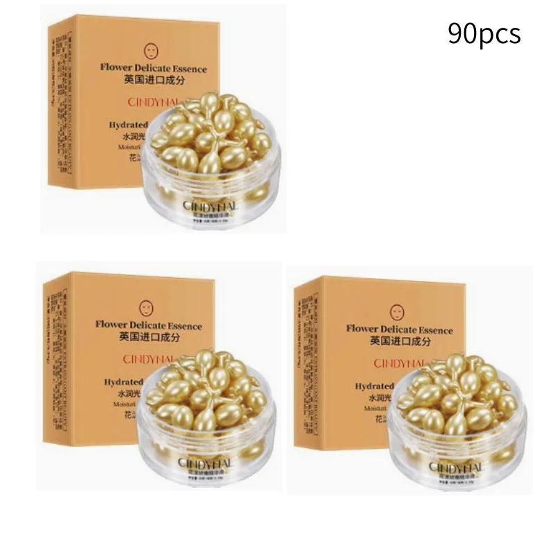 Placenta and Hyaluronic Acid Hydrating Face Serum Capsules