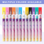 12-Piece Waterproof Nail Art Graffiti Marker Pens for DIY Designs