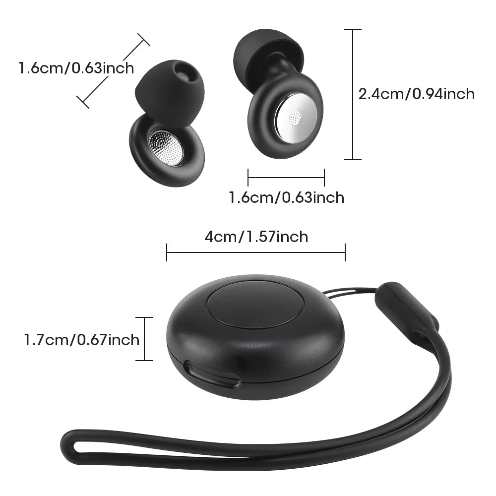 Reusable Noise Cancelling Silicone Earplugs for Sleep and Travel