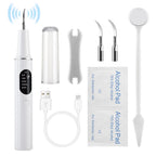 Ultrasonic Electric Teeth Cleaning Plaque Remover Kit