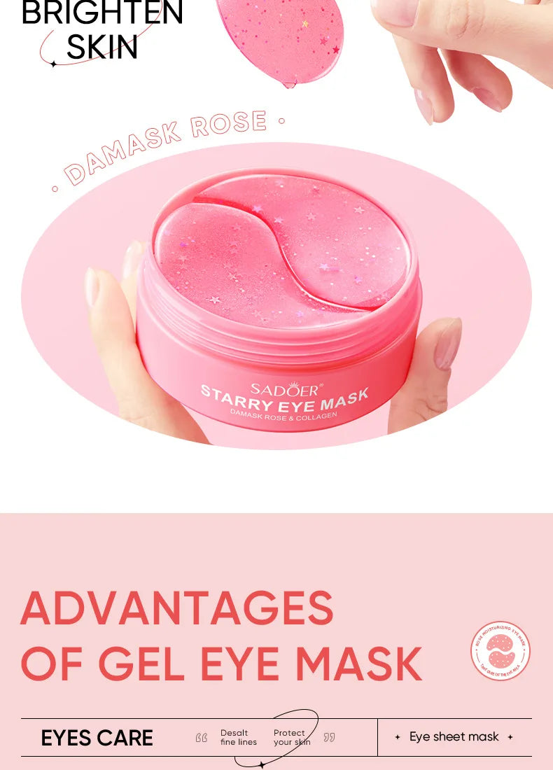 Rose Collagen Hydrating Eye Mask Patches - 19