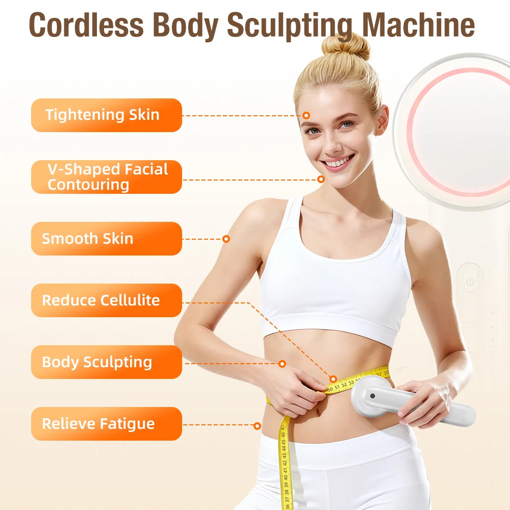 Ultrasonic EMS Body Slimming and Facial Lifting Massager - 6