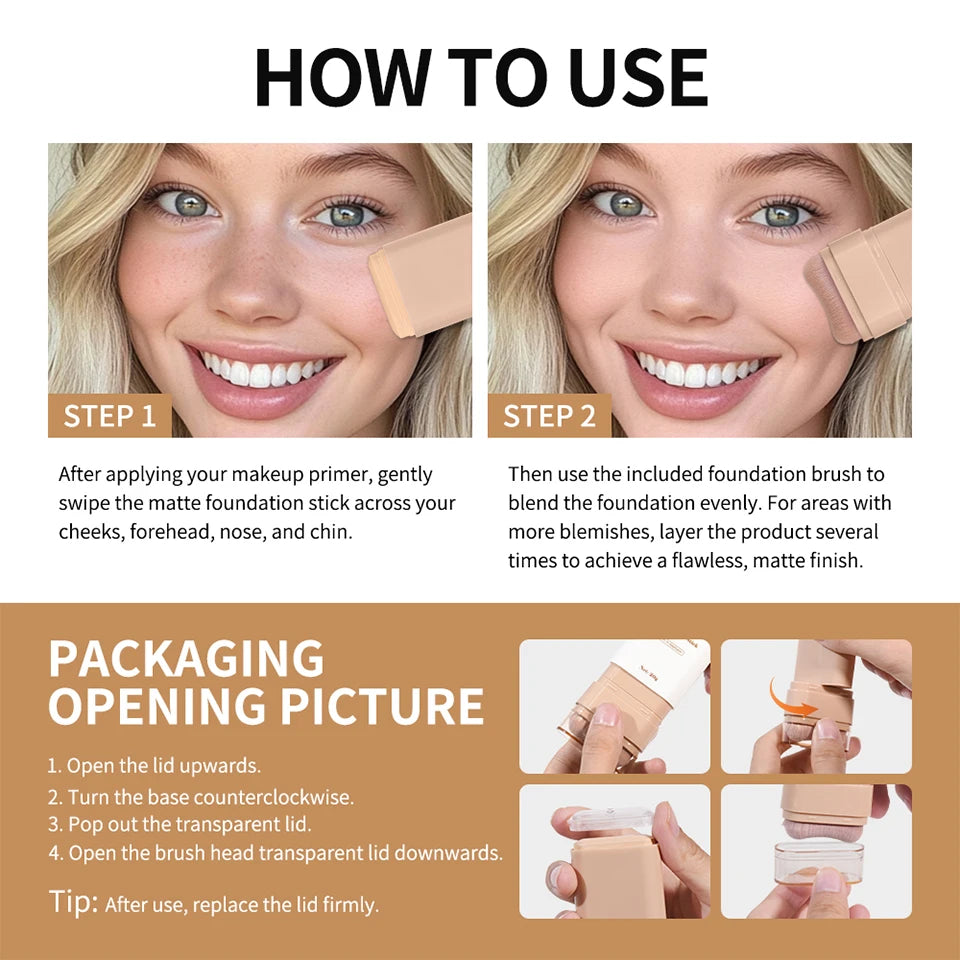 Serum-Boosted Skin Tint Foundation Stick