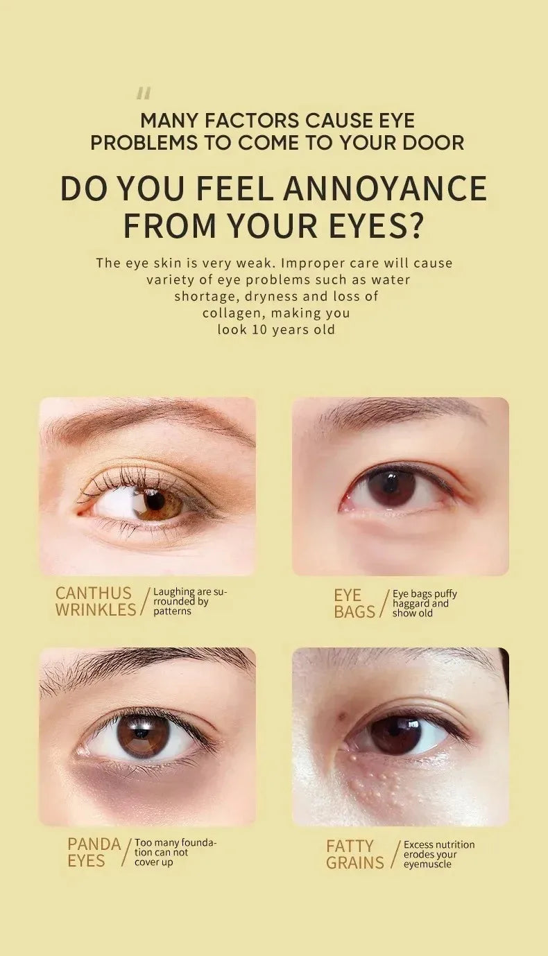 Gold Collagen & Avocado Under Eye Mask Patches