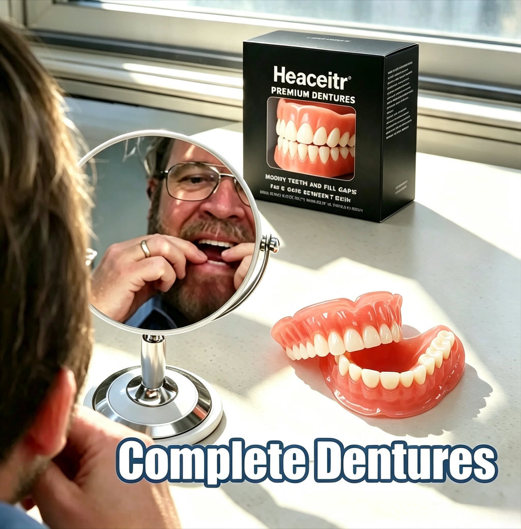 Custom Fit Silicone Cosmetic Dentures