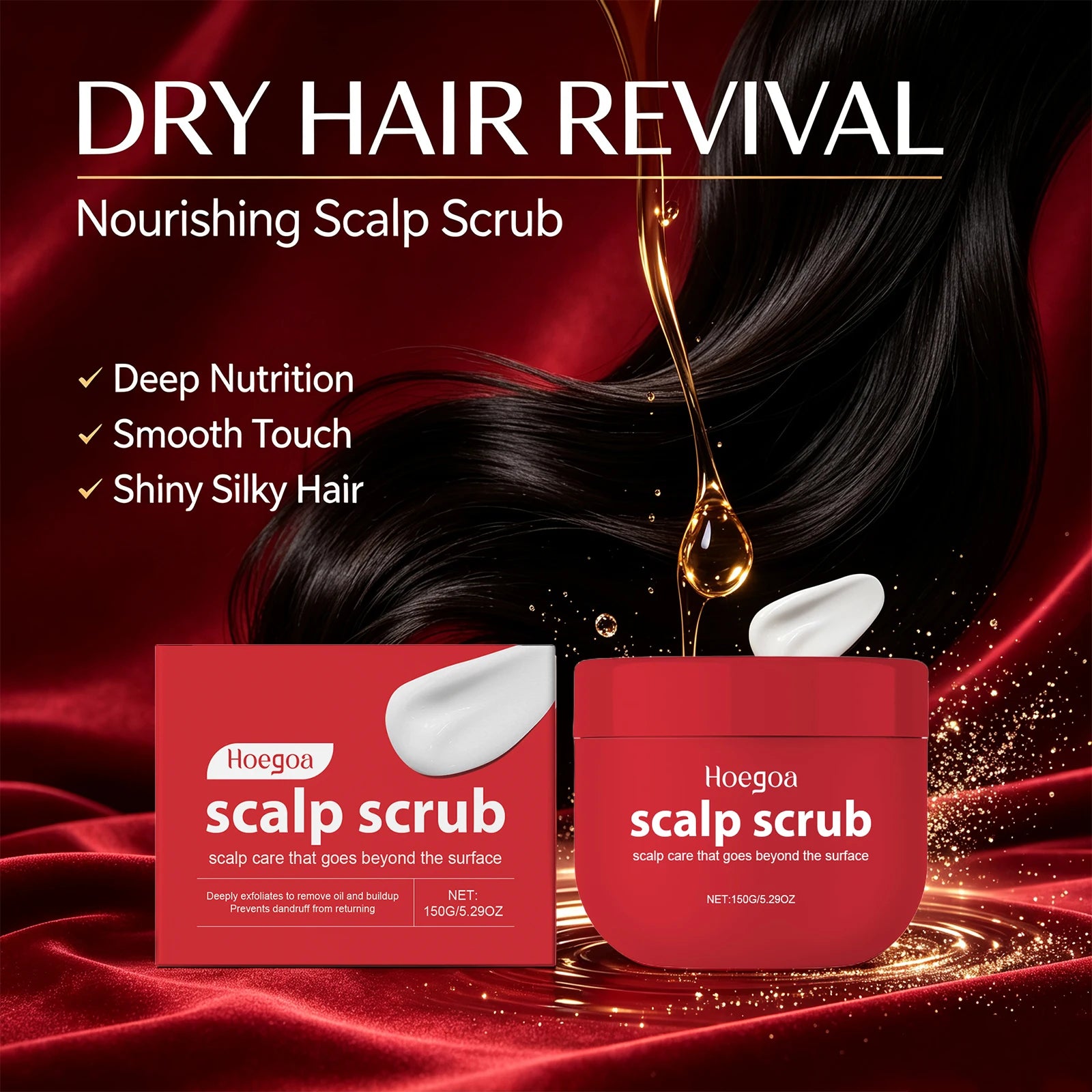 Deep Cleansing Scalp Exfoliating Scrub for Dandruff Relief - 4