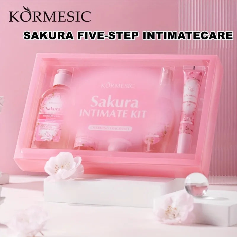 5-Piece Sakura Intimate Care and Hygiene Set