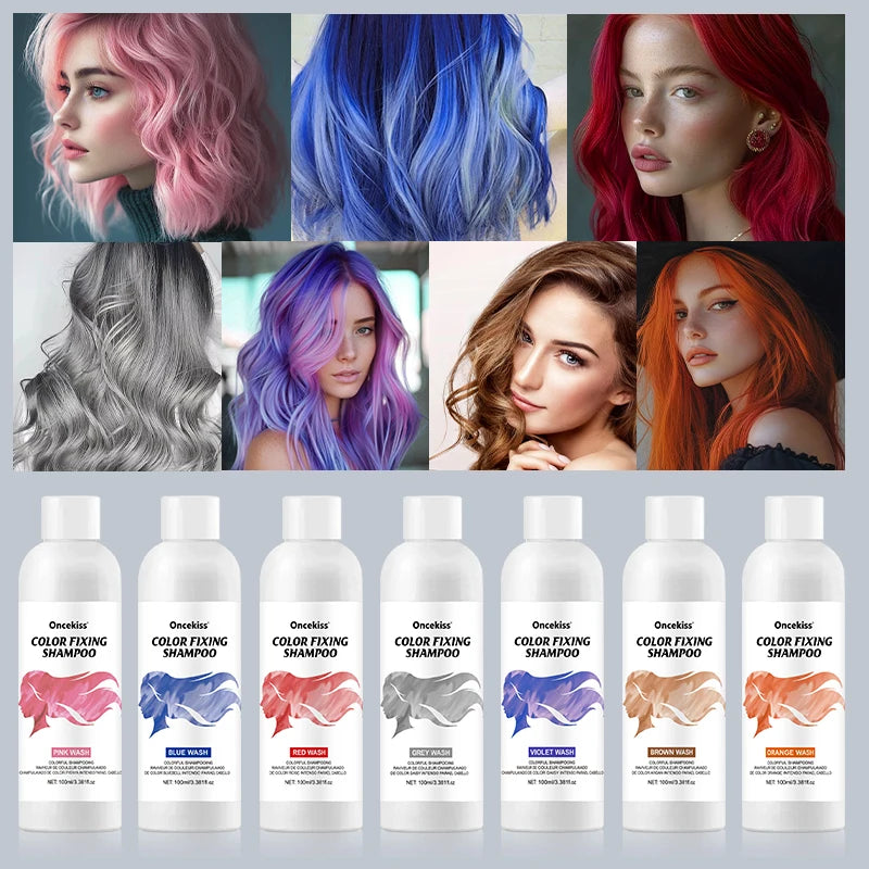 Color Depositing Semi-Permanent Hair Dye Shampoo - 1