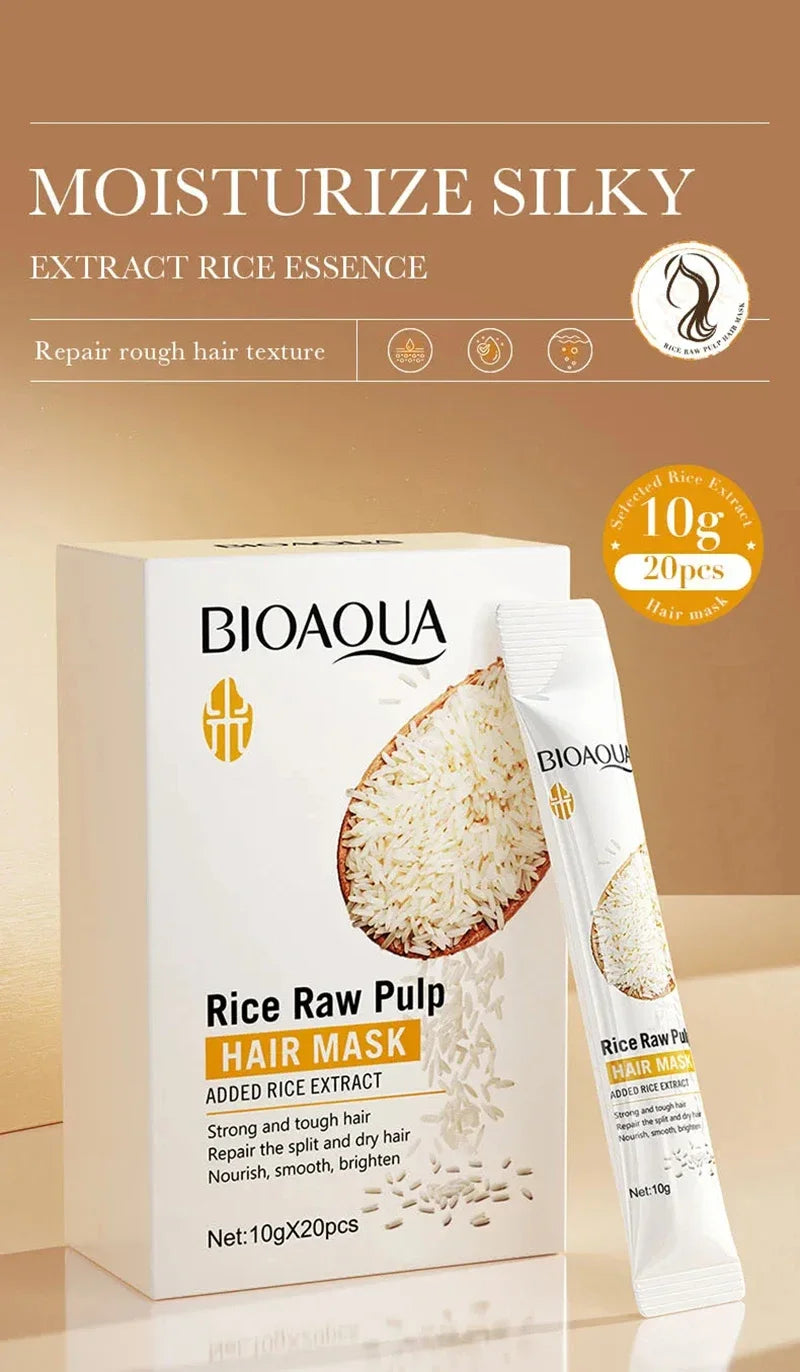 Deep Repairing Rice Hair Mask for Damaged Hair - 10