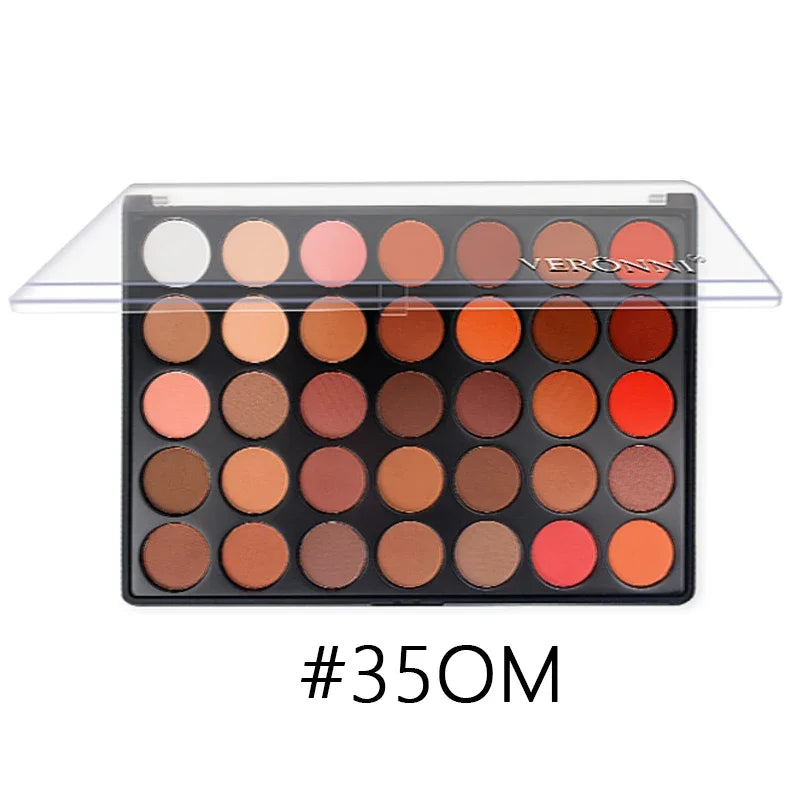 35-Color Professional Eyeshadow Palette for Long-Lasting Makeup
