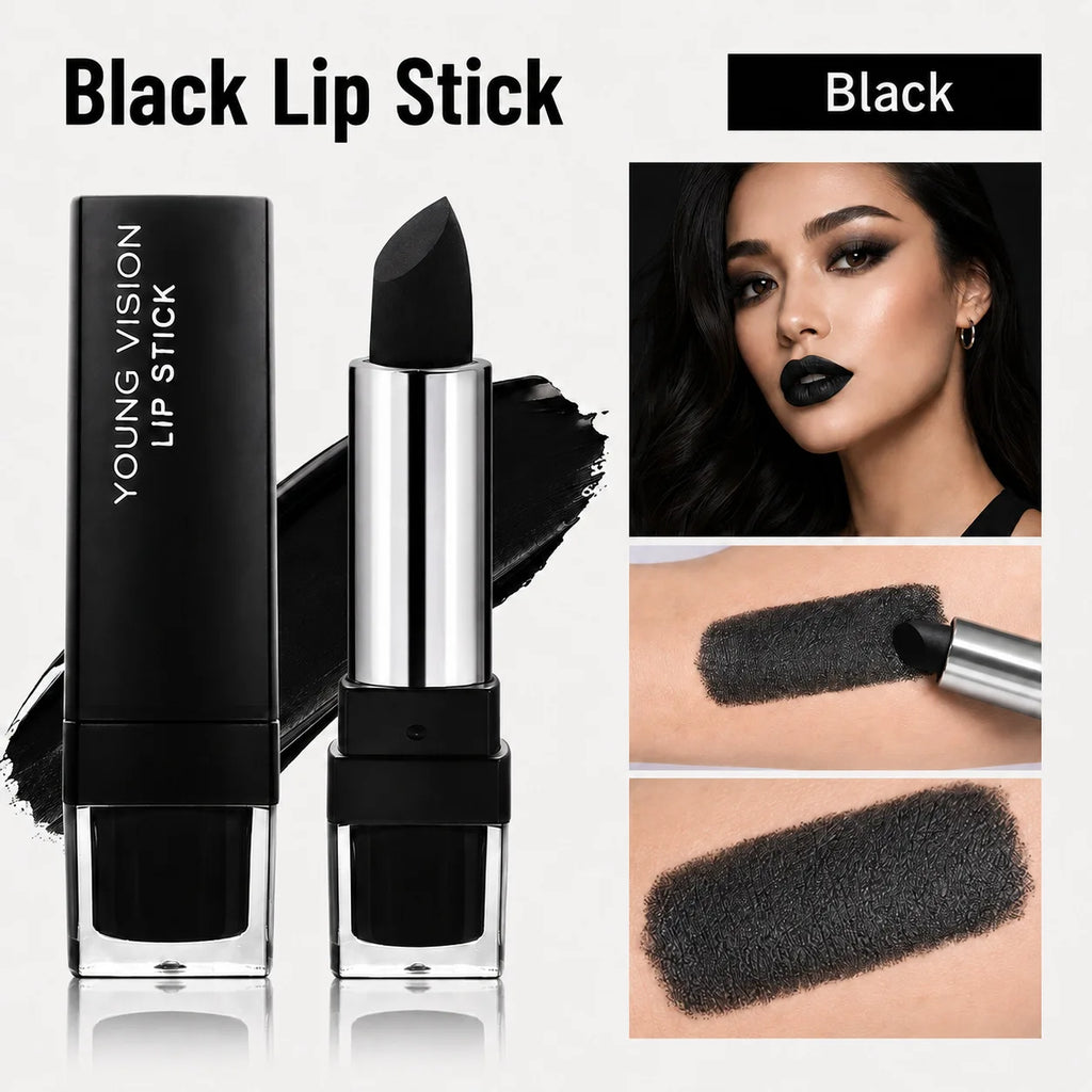 Matte Gothic Lipstick for Halloween Cosplay Makeup