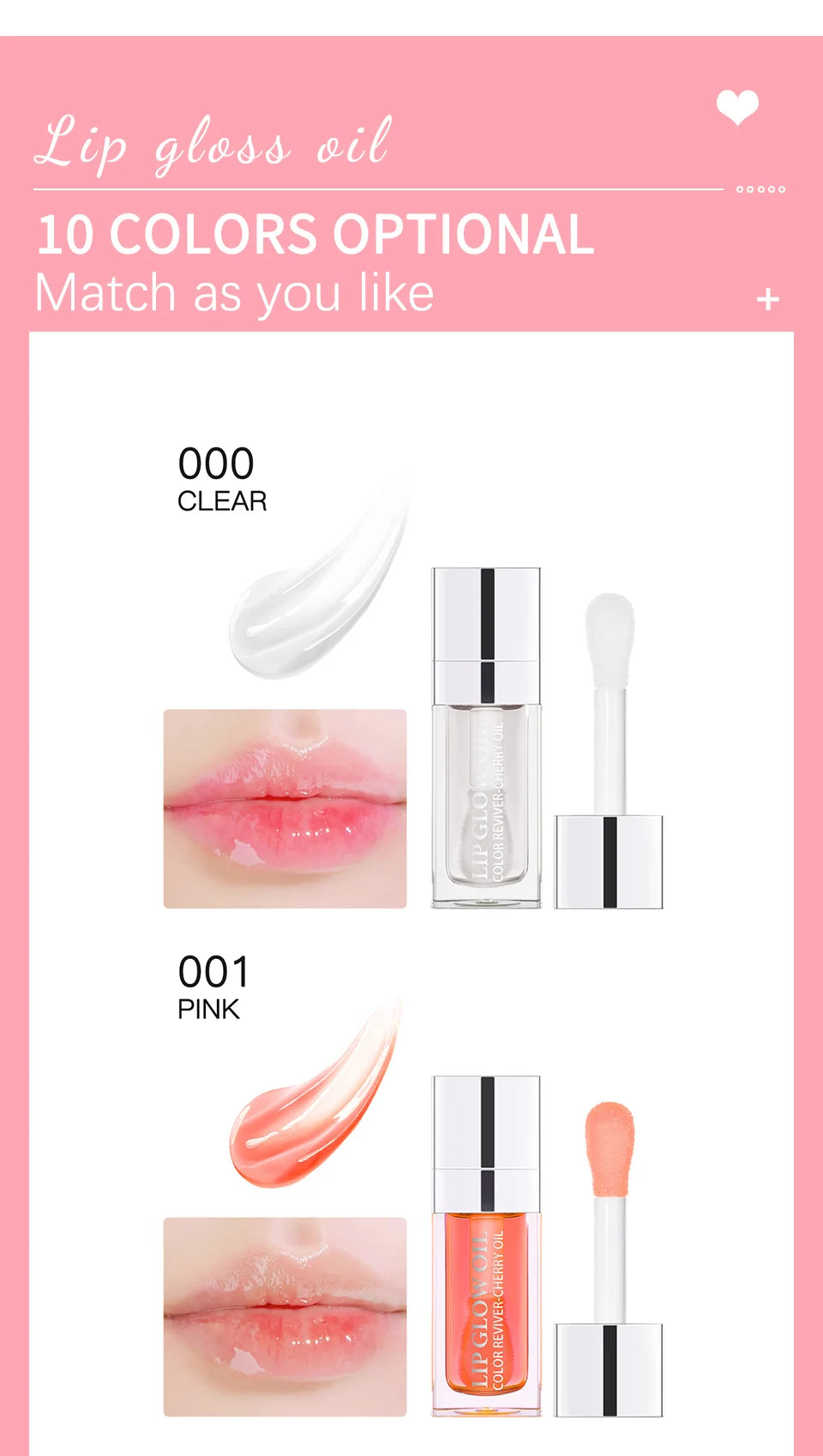 Hydrating Crystal Jelly Lip Glow Oil