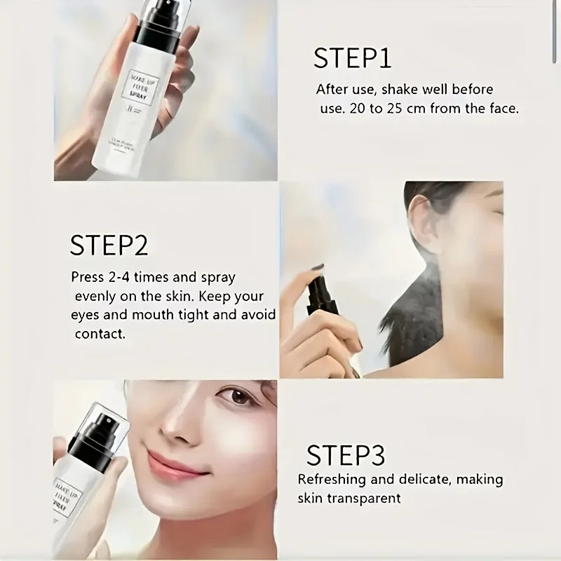 Long-Lasting Waterproof Makeup Setting Spray
