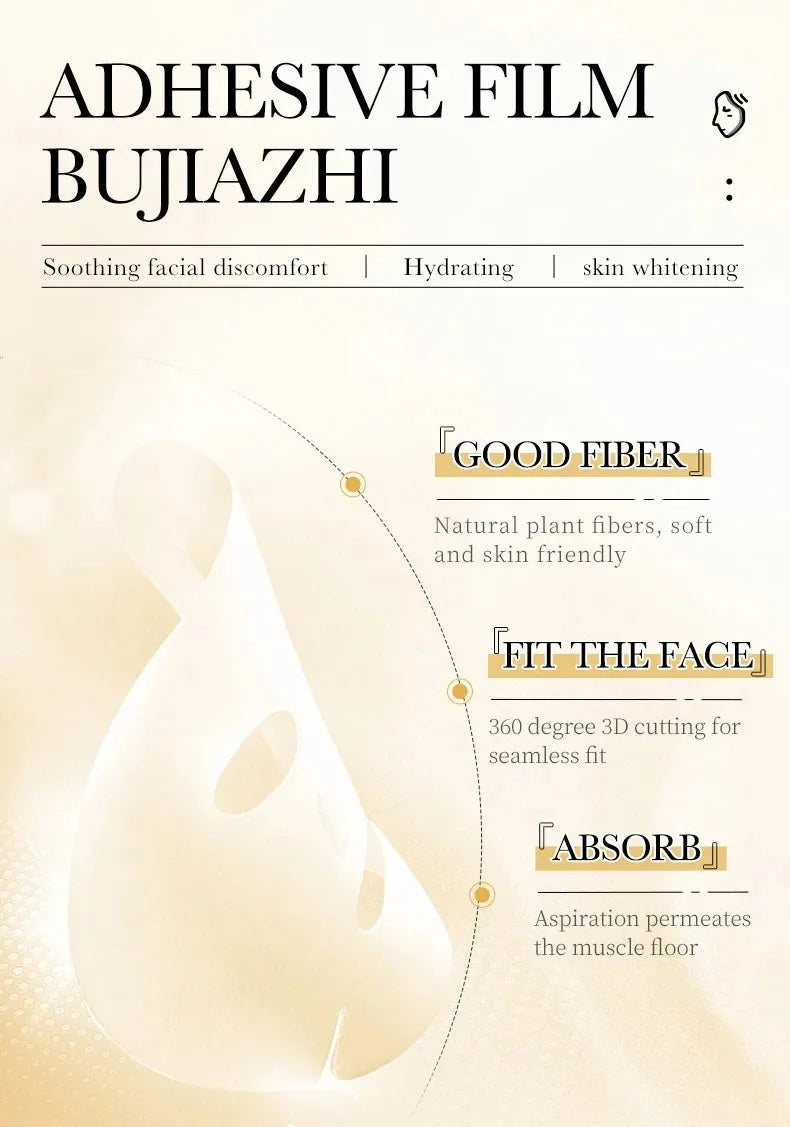 24K Gold and Vitamin C Hydrating Facial Sheet Mask Set - 12