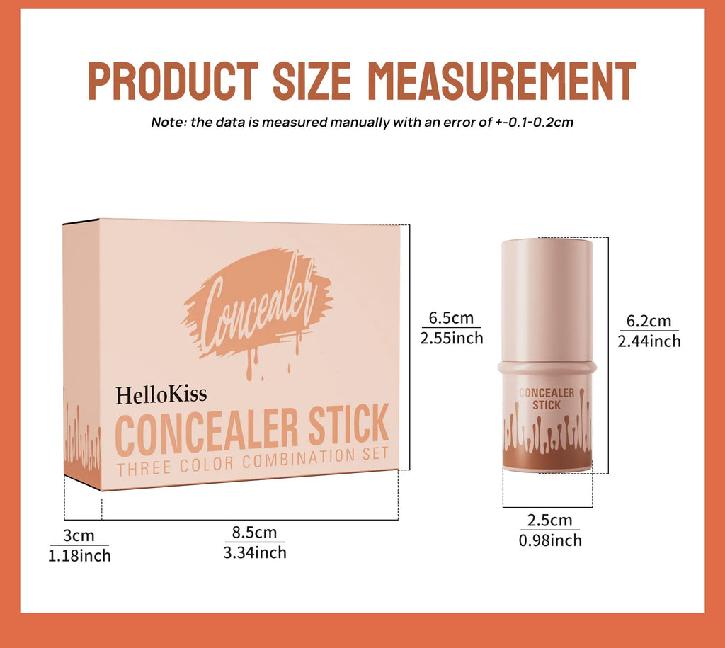 3-Piece Face Contouring and Highlighting Makeup Set