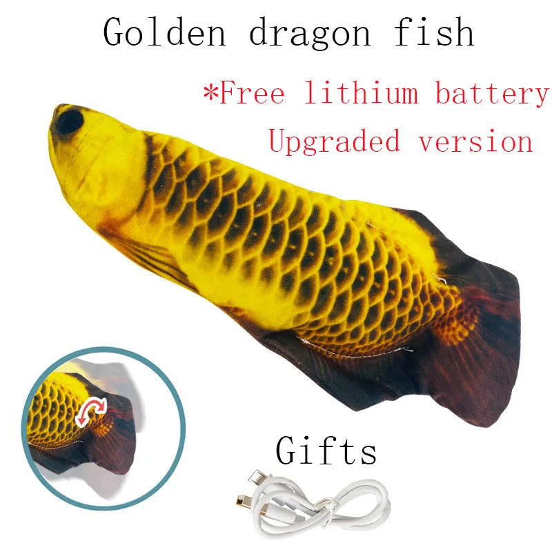 Interactive Flopping Fish Toy for Cats
