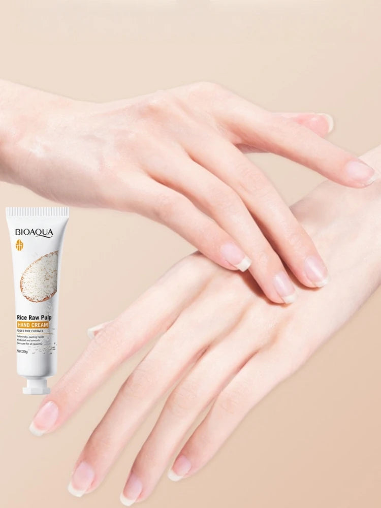 Moisturizing Rice Extract Hand Cream Set for Dry Skin