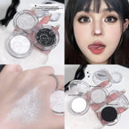 Matte White Face Highlighter and Contour Powder