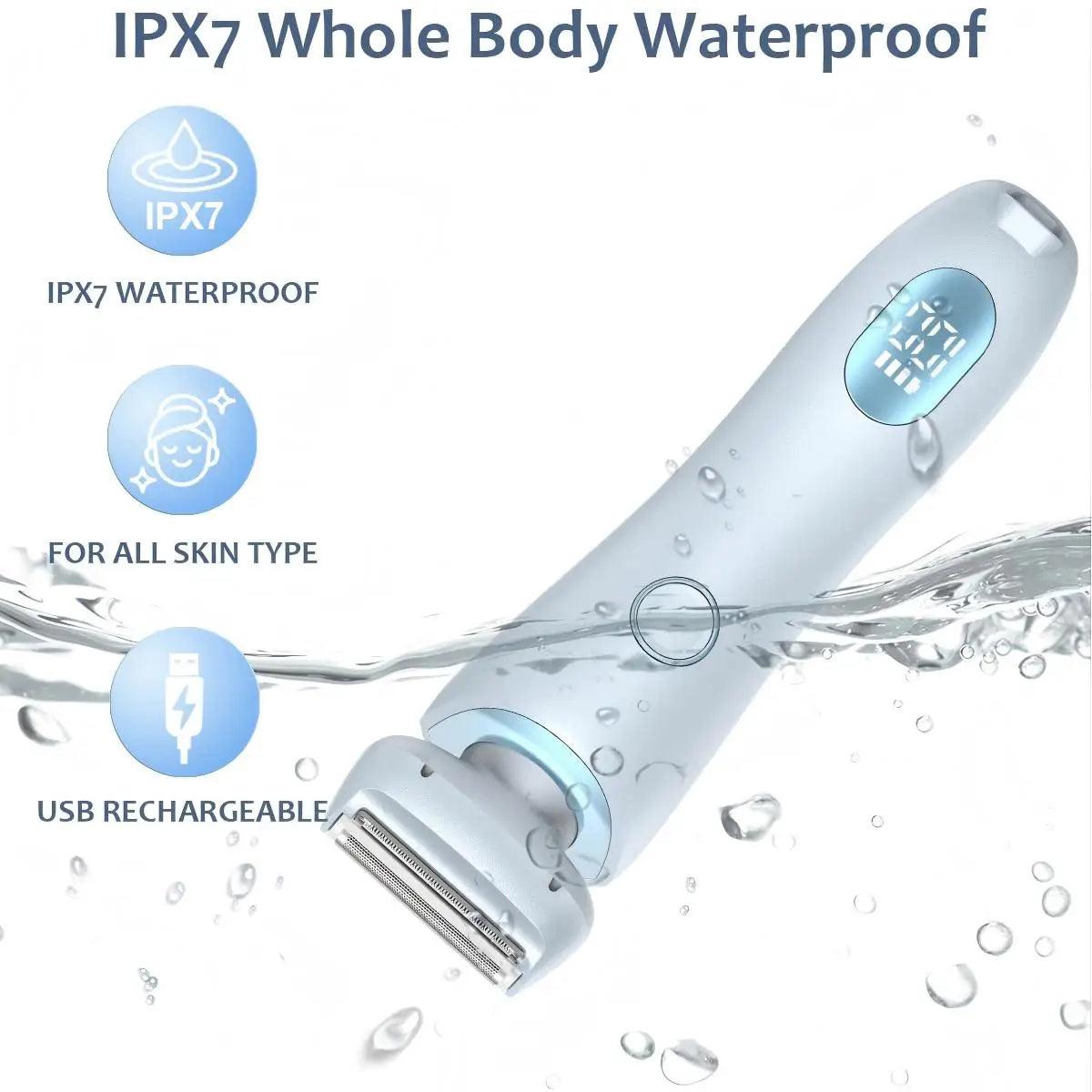 Painless Electric Hair Removal Shaver for Women - 5