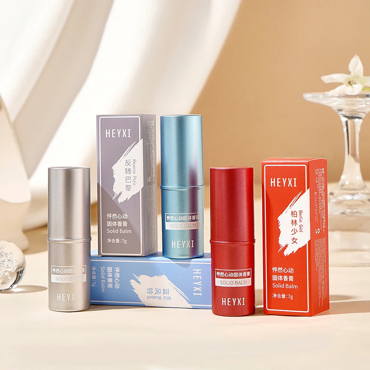 Portable Solid Perfume Balm Set for Long-Lasting Fragrance