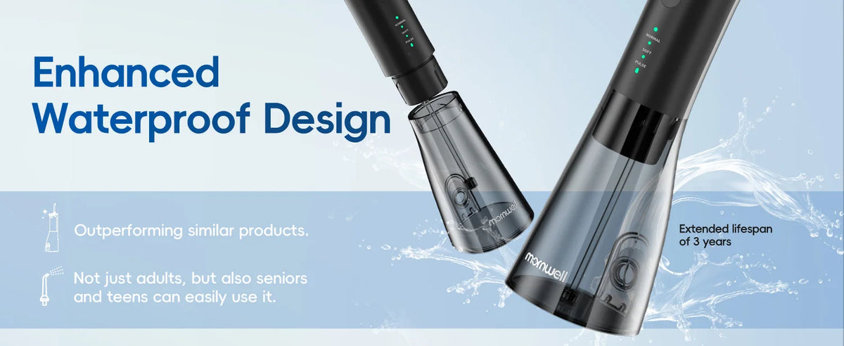 Electric Toothbrush and Water Flosser Set for Oral Care