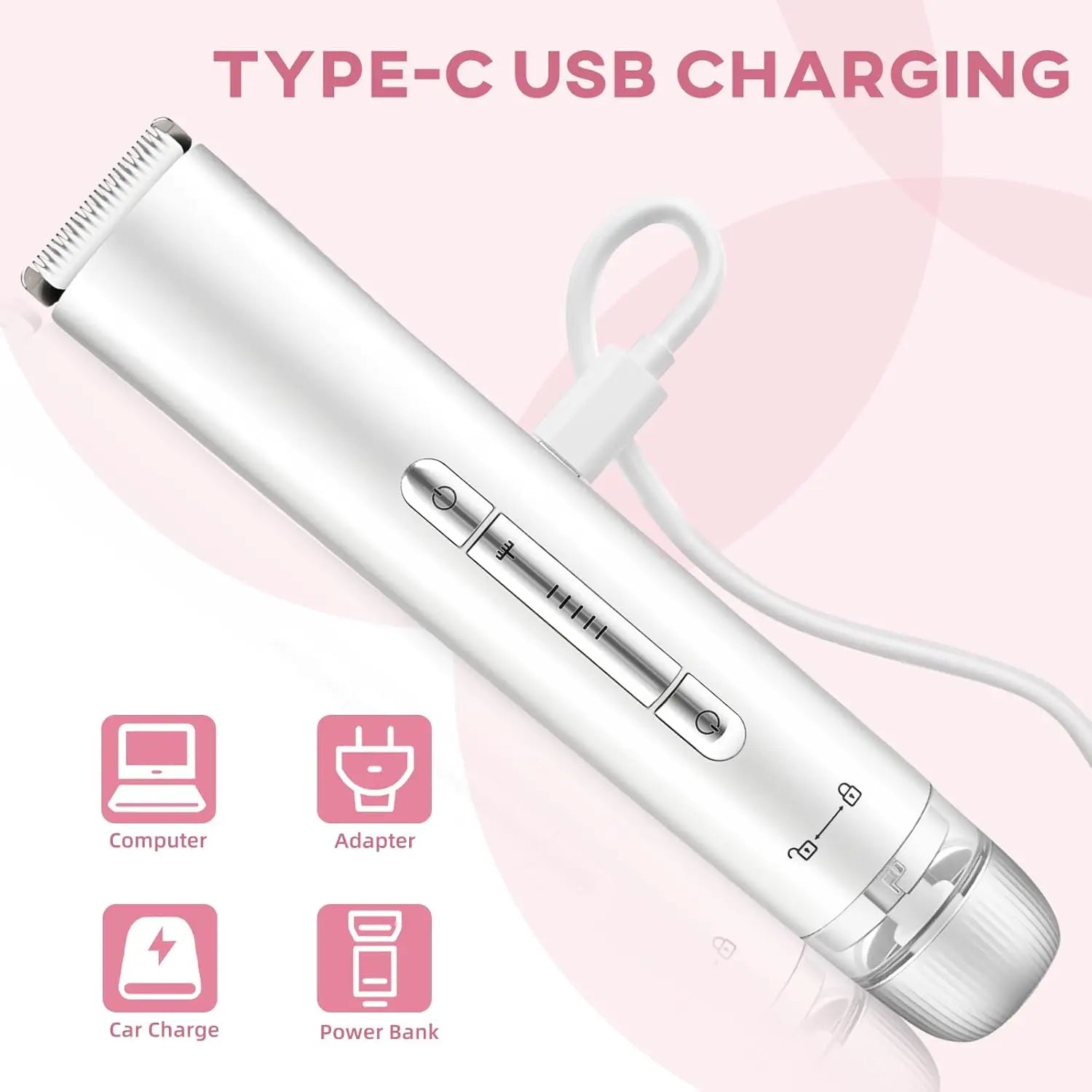 Pain-Free Waterproof 2-in-1 Electric Bikini and Body Trimmer - 12