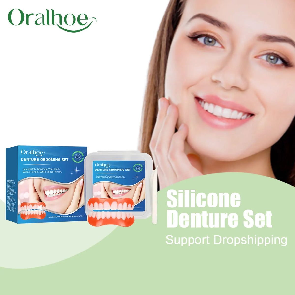 Snap-On Silicone Veneers for Instant Smile Makeover