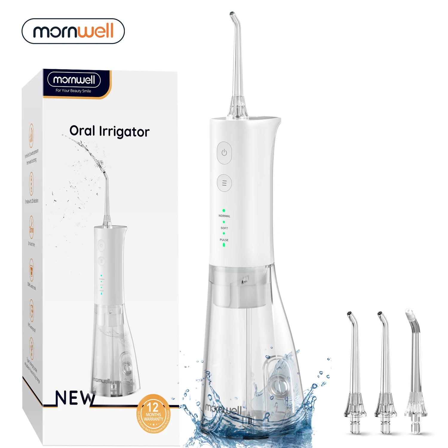 Portable Cordless Water Flosser for Deep Teeth Cleaning - 1
