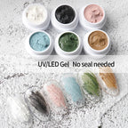 3D Plaster Effect Sand Texture Nail Art Gel