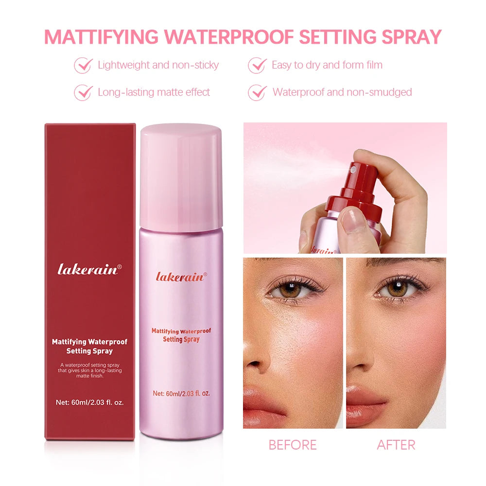 Long-Lasting Matte Makeup Setting Spray - 5