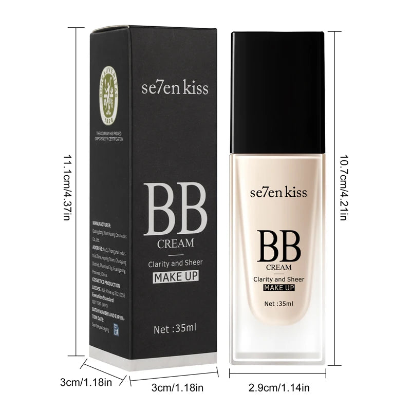 Long-Lasting Waterproof BB Cream Foundation