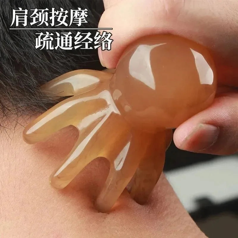 Octopus Meridian Scalp and Neck Massage Tool