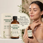 Cold Pressed Castor Oil for Skin Hydration and Body Massage