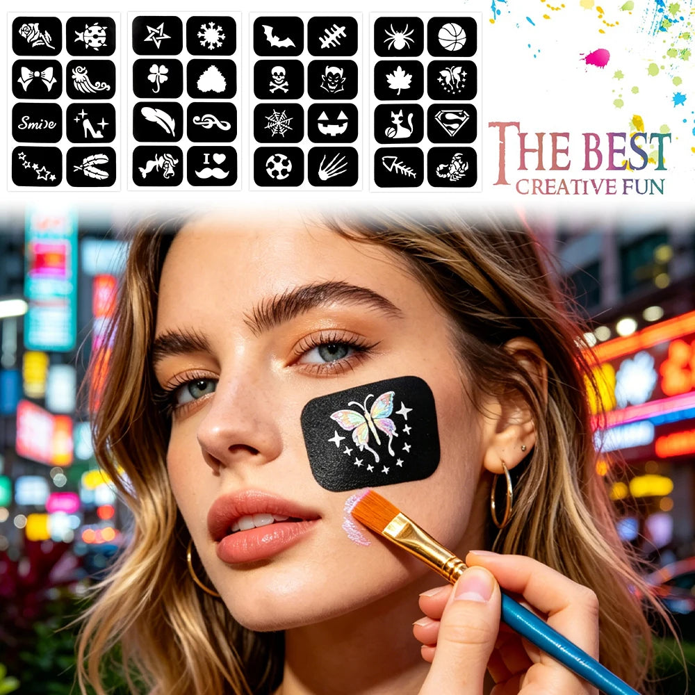20-Color Professional Face and Body Paint Palette - 7