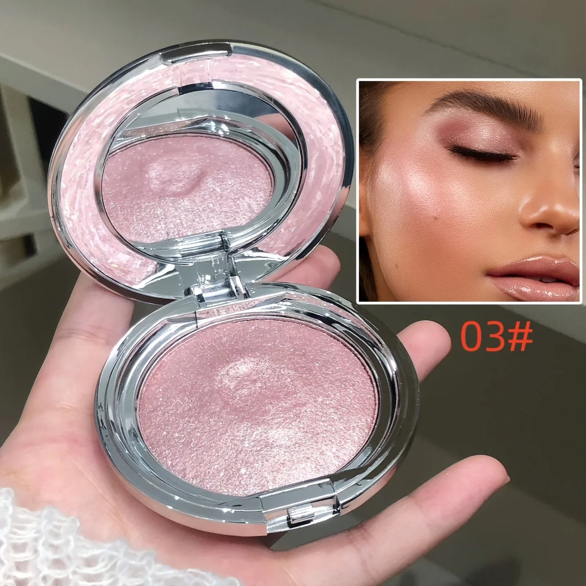 Shimmer Glow Face Highlighter for Radiant Skin